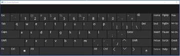 On-screen keyboard